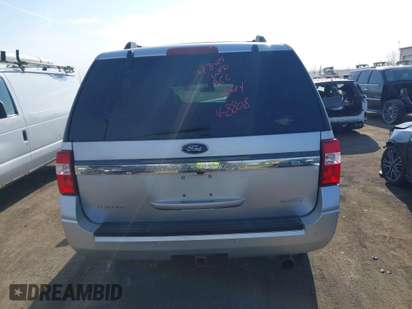 2017 Ford Expedition Max Limited z VIN 1FMJK2AT8HEA18808, wystawiony jako IAAI lot #42039607 z przebiegiem 133 280 mil mil oraz . Historia ofert i sprzedaży dostępna na DreamBid. Obrazek 16.