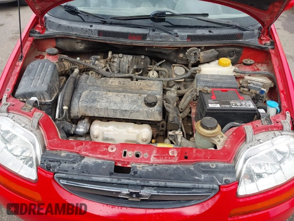 2006 Chevrolet Aveo LS with VIN KL1TD66696B652250, listed as a IAAI auction lot 42015003 with 143,336 mi miles and . Bid and sale history available at DreamBid. Image 10.