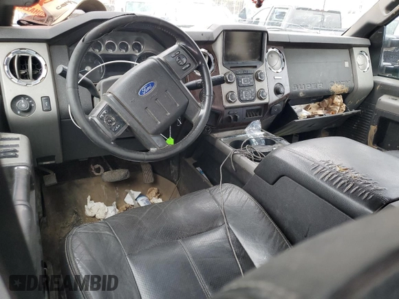 2015 Ford F-250 Lariat z VIN 1FT7W2B61FEA48855, wystawiony jako Copart lot #63707595 z przebiegiem 514 307 mil mil oraz Szkoda całkowita • Salvage title. Historia ofert i sprzedaży dostępna na DreamBid. Obrazek 8.