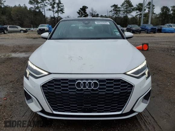 2022 Audi A3 Premium Plus with VIN WAUBUDGY0NA098249, listed as a Copart auction lot 88032825 with 44,166 mi miles and Salvage Title. Bid and sale history available at carsss.com. Image 5.