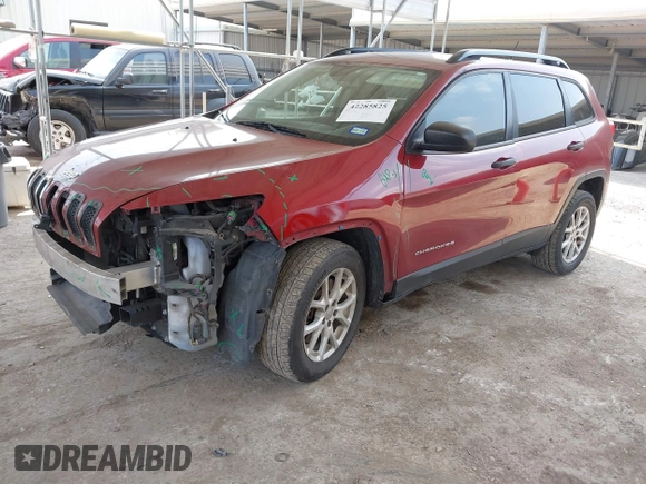 2016 Jeep Cherokee Sport z VIN 1C4PJLAB8GW346690, wystawiony jako IAAI lot #42285825 z przebiegiem 155 527 mil mil oraz . Historia ofert i sprzedaży dostępna na DreamBid. Obrazek 2.