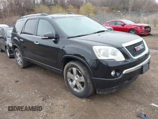 2012 GMC Acadia SLT1 with VIN 1GKKVRED7CJ354921, listed as a IAAI auction lot 42000180 with 197,547 mi miles. Bid and sale history available at carsss.com. Image 1.