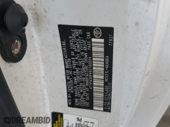 2006 Toyota Solara SE with VIN 4T1FA38P46U100934, listed as a Copart auction lot 67760084 with 111,421 mi miles and Salvage Title. Bid and sale history available at carsss.com. Image 12.