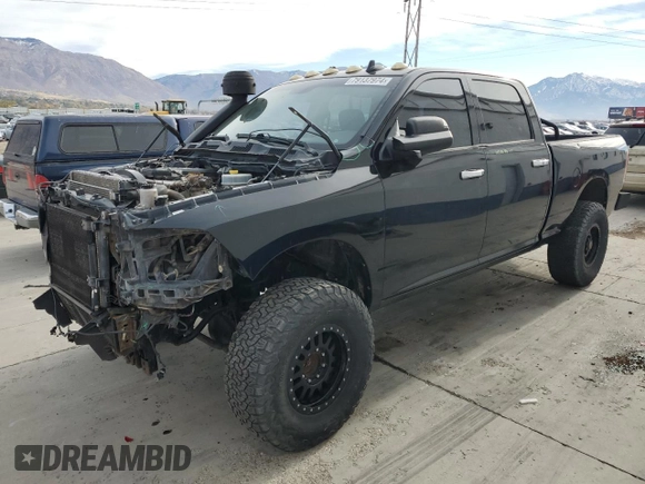 2013 Ram 2500 Laramie with VIN 3C6UR5FL7DG517729, listed as a Copart auction lot 79137974 with 217,387 mi miles and Salvage title. Bid and sale history available at DreamBid. Image 1.