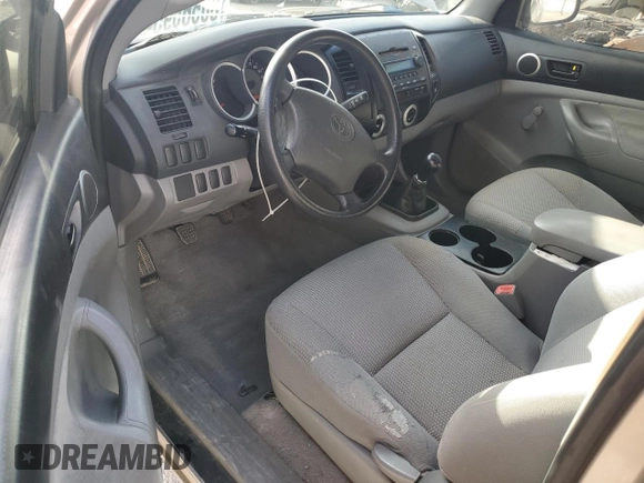 2006 Toyota Tacoma PreRunner with VIN 5TENX62N66Z315925, listed as a Copart auction lot 80565954 with 196,227 mi miles and Salvage title. Bid and sale history available at DreamBid. Image 8.