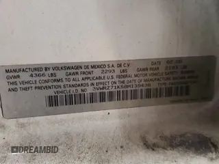 2008 Volkswagen Jetta SE с VIN 3VWRZ71K58M139438, выставлен на аукционе Copart как лот 56908155 с пробегом 91 592 миль миль и Списание • Salvage title. История ставок и продаж доступна на DreamBid. Изображение 12.