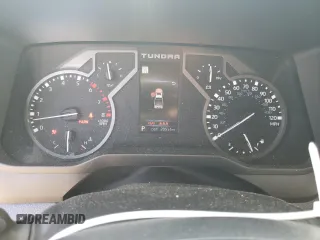 2023 Toyota Tundra SR5 with VIN 5TFLA5DB6PX105842, listed as a Copart auction lot 44166955 with 20,555 mi miles and Salvage title. Bid and sale history available at DreamBid. Image 9.