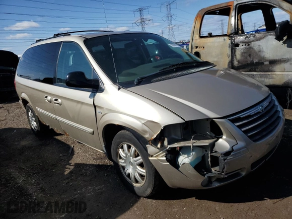 2006 Chrysler Town & Country LWB Touring with VIN 2A4GP54L26R703474, listed as a Copart auction lot 50085335 with 226,532 mi miles and Salvage Title. Bid and sale history available at carsss.com. Image 4.