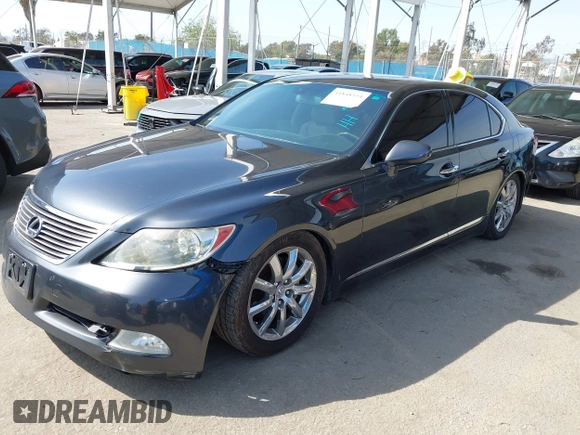 2007 Lexus LS 460 with VIN JTHBL46F375050759, listed as a IAAI auction lot 41848554 with 106,257 mi miles. Bid and sale history available at carsss.com. Image 17.