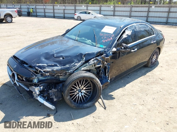 2024 Mercedes-Benz C 300 with VIN W1KAF4GB2RR227318, listed as a IAAI auction lot 41409938 with Not Provided miles and . Bid and sale history available at DreamBid. Image 6.