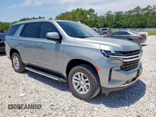 2023 Chevrolet Tahoe LT with VIN 1GNSCNKD5PR338827, listed as a Copart auction lot 58470215 with 22,909 mi miles and Salvage title. Bid and sale history available at DreamBid. Image 4.