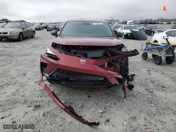 2024 Buick Envista Sport Touring with VIN KL47LBE25RB031171, listed as a Copart auction lot 43633475 with 22,607 mi miles and Salvage Title. Bid and sale history available at carsss.com. Image 5.