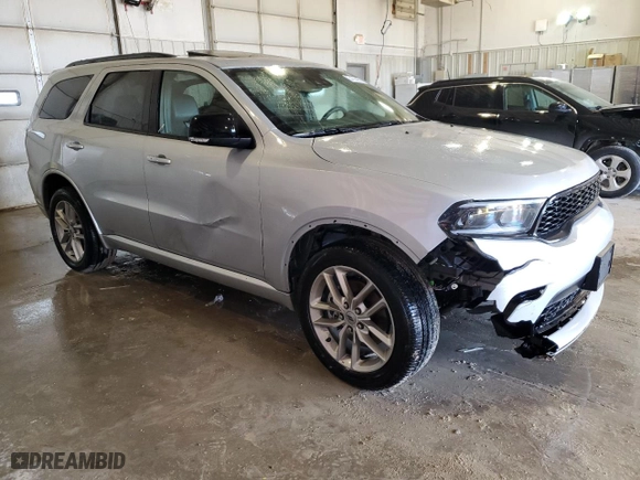 2024 Dodge Durango GT with VIN 1C4RDJDG5RC207441, listed as a Copart auction lot 42989305 with 11,292 mi miles and Clean Title. Bid and sale history available at carsss.com. Image 4.