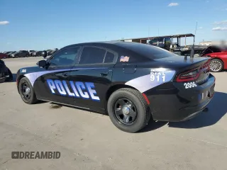 2019 Dodge Charger Police with VIN 2C3CDXAGXKH753432, listed as a Copart auction lot 71969554 with 77,385 mi miles and Clean Title. Bid and sale history available at DreamBid. Image 2.