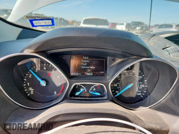 2018 Ford Escape S with VIN 1FMCU0F73JUD50086, listed as a Copart auction lot 60850495 with 67,629 mi miles and Salvage title. Bid and sale history available at DreamBid. Image 9.