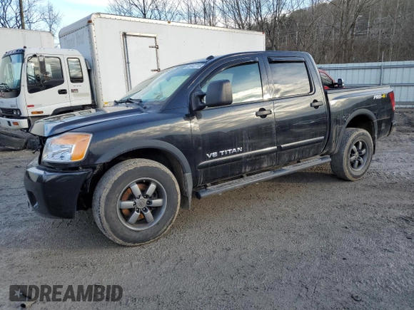 2013 Nissan Titan Pro-4X с VIN 1N6BA0EC2DN311329, выставлен на аукционе Copart как лот 45642715 с пробегом 122 221 миль миль и Списание • Salvage title. История ставок и продаж доступна на DreamBid. Изображение 1.