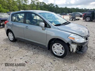 2010 Nissan Versa S with VIN 3N1BC1CP9AL372491, listed as a Copart auction lot 62467025 with 68,977 mi miles and Salvage title. Bid and sale history available at DreamBid. Image 4.