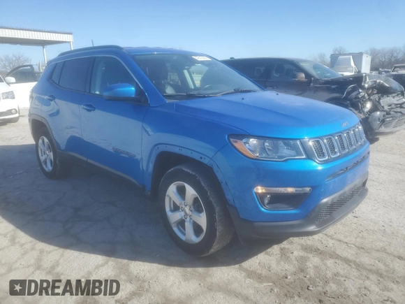 2019 Jeep Compass Latitude with VIN 3C4NJDBB1KT656853, listed as a Copart auction lot 42610565 with 25,205 mi miles and Clean Title. Bid and sale history available at carsss.com. Image 4.
