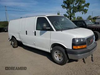 2016 GMC Savana Cargo Van with VIN 1GTW7BFF9G1303912, listed as a Copart auction lot 63955474 with 141,007 mi miles and Salvage Title. Bid and sale history available at carsss.com. Image 4.