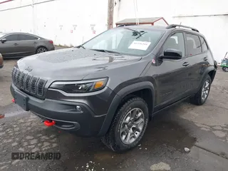 2022 Jeep Cherokee Trailhawk with VIN 1C4PJMBX6ND505196, listed as a IAAI auction lot 41536316 with 9,976 mi miles. Bid and sale history available at carsss.com. Image 17.