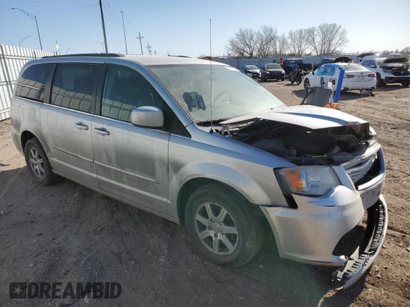 2011 Chrysler Town & Country Touring with VIN 2A4RR5DG8BR646925, listed as a Copart auction lot 48337055 with 181,881 mi miles and Salvage Title. Bid and sale history available at DreamBid. Image 4.