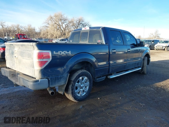 2013 Ford F-150 XL with VIN 1FTFW1ET7DFE08225, listed as a IAAI auction lot 41456280 with 161,922 mi miles. Bid and sale history available at carsss.com. Image 4.