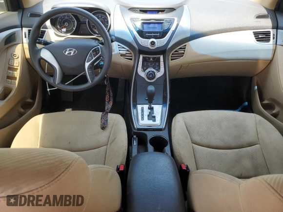 2012 Hyundai Elantra Limited with VIN KMHDH4AE6CU425288, listed as a Copart auction lot 51721515 with 85,174 mi miles and Salvage title. Bid and sale history available at DreamBid. Image 8.