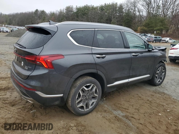2022 Hyundai Santa Fe Limited with VIN 5NMS4DAL4NH425838, listed as a Copart auction lot 50128995 with 60,010 mi miles and Clean Title. Bid and sale history available at carsss.com. Image 3.