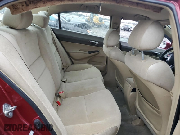 2006 Honda Civic LX with VIN 1HGFA16576L071351, listed as a Copart auction lot 51846535 with 137,792 mi miles and Salvage Title. Bid and sale history available at DreamBid. Image 10.