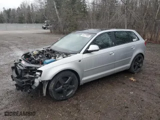 2008 Audi A3 with VIN WAUHF68P38A138883, listed as a Copart auction lot 84471954 with 294,220 mi miles and Clean Title. Bid and sale history available at carsss.com. Image 1.