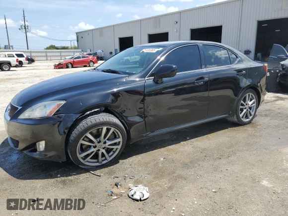 2008 Lexus IS 350 with VIN JTHBE262982015447, listed as a Copart auction lot 54685365 with 217,981 mi miles and Salvage title. Bid and sale history available at DreamBid. Image 1.