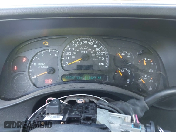2005 Chevrolet Silverado 1500 Work Truck with VIN 1GCEC19X95Z357652, listed as a IAAI auction lot 41596860 with 111,429 mi miles. Bid and sale history available at carsss.com. Image 7.