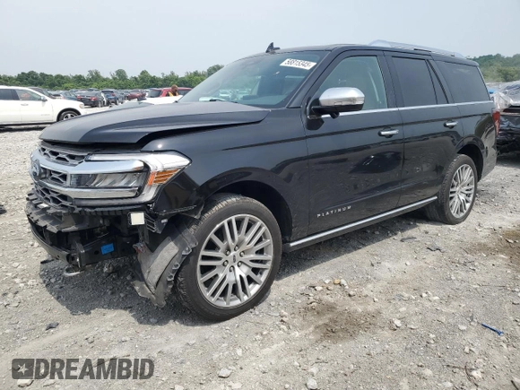 2022 Ford Expedition Platinum with VIN 1FMJU1MTXNEA27764, listed as a Copart auction lot 58815345 with 67,219 mi miles and Salvage title. Bid and sale history available at DreamBid. Image 1.