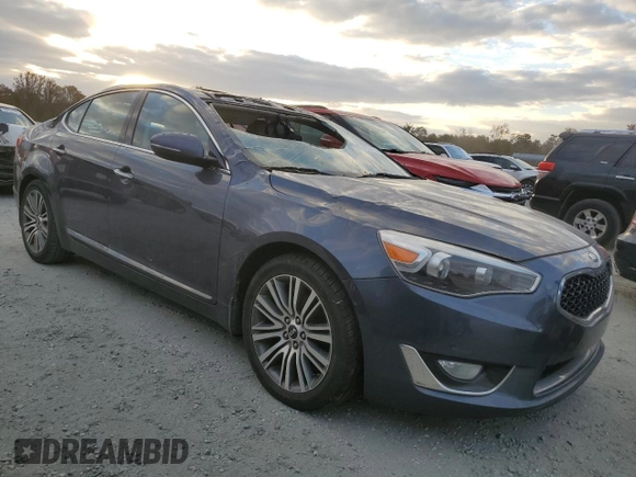 2015 Kia Cadenza Premium with VIN KNALN4D71F5193796, listed as a Copart auction lot 78737754 with Not Provided miles and Salvage Title. Bid and sale history available at carsss.com. Image 4.