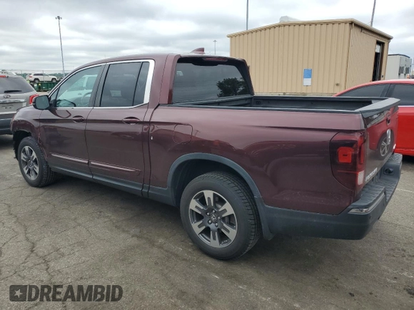 2018 Honda Ridgeline RTL-T z VIN 5FPYK3F67JB014689, wystawiony jako Copart lot #58471865 z przebiegiem 72 204 mil mil oraz Szkody całkowita. Historia ofert i sprzedaży dostępna na DreamBid. Obrazek 2.