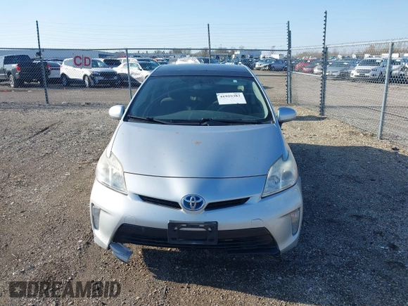 2012 Toyota Prius One with VIN JTDKN3DU1C5500488, listed as a IAAI auction lot 41929382 with 251,947 mi miles and . Bid and sale history available at carsss.com. Image 12.