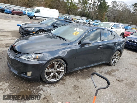 2010 Lexus IS 350 with VIN JTHBE5C24A5024437, listed as a Copart auction lot 43251535 with 154,276 mi miles and Clean Title. Bid and sale history available at DreamBid. Image 1.