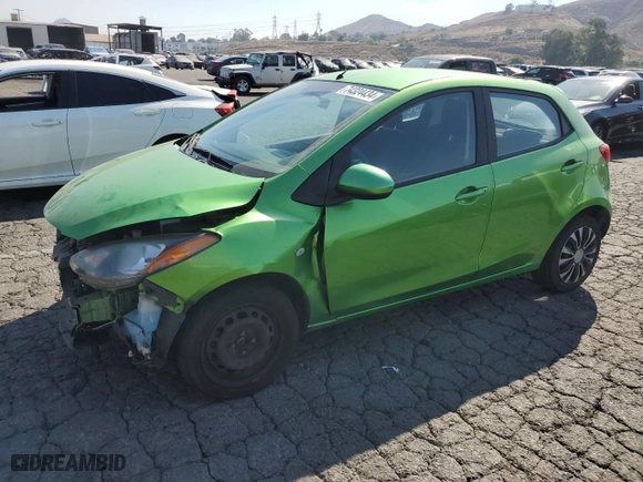 2013 Mazda Mazda2 Sport with VIN JM1DE1KZ3D0156947, listed as a Copart auction lot 74324434 with 106,665 mi miles and Non Repairable. Bid and sale history available at carsss.com. Image 1.