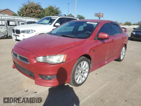 2011 Mitsubishi Lancer GTS with VIN JA32U8FWXBU006034, listed as a Copart auction lot 76993234 with 182,889 mi miles and Salvage Title. Bid and sale history available at DreamBid. Image 1.