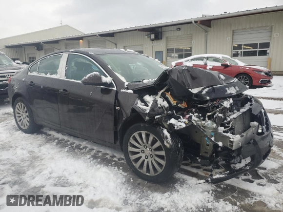 2011 Buick Regal CXL Turbo TO1 with VIN W04GV5EV5B1048859, listed as a Copart auction lot 85644734 with 114,205 mi miles and Non Repairable. Bid and sale history available at carsss.com. Image 4.