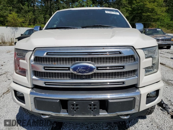 2015 Ford F-150 XLT with VIN 1FTEW1EGXFFB20894, listed as a Copart auction lot 51991735 with 166,114 mi miles and Salvage Title. Bid and sale history available at carsss.com. Image 5.