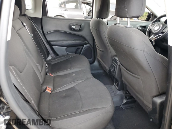 2021 Jeep Compass Sport with VIN 3C4NJDAB6MT584116, listed as a Copart auction lot 55107675 with 75,345 mi miles and Salvage title. Bid and sale history available at DreamBid. Image 10.