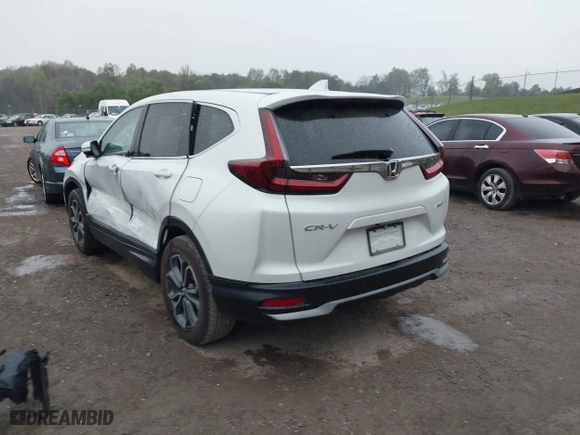 2020 Honda CR-V EX-L with VIN 5J6RW2H83LL047628, listed as a IAAI auction lot 41977919 with 24,459 mi miles. Bid and sale history available at carsss.com. Image 3.