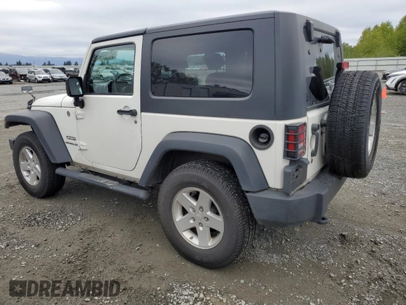 2010 Jeep Wrangler Sport with VIN 1J4AA2D12AL130050, listed as a Copart auction lot 54736025 with 48,262 mi miles and Salvage Title. Bid and sale history available at carsss.com. Image 2.