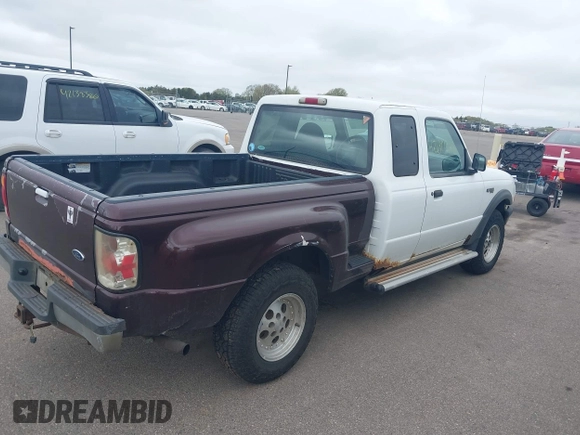 1999 Ford Ranger XL with VIN 1FTZR15V9XPB52321, listed as a IAAI auction lot 42180246 with 222,239 mi miles. Bid and sale history available at carsss.com. Image 4.
