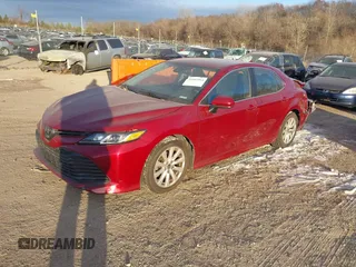 2020 Toyota Camry LE with VIN 4T1C11AK3LU988416, listed as a IAAI auction lot 41045964 with 353,601 mi miles. Bid and sale history available at carsss.com. Image 2.
