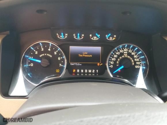 2013 Ford F-150 XL with VIN 1FTEW1CM4DKD11109, listed as a Copart auction lot 74520244 with 194,773 mi miles and Salvage Title. Bid and sale history available at carsss.com. Image 9.