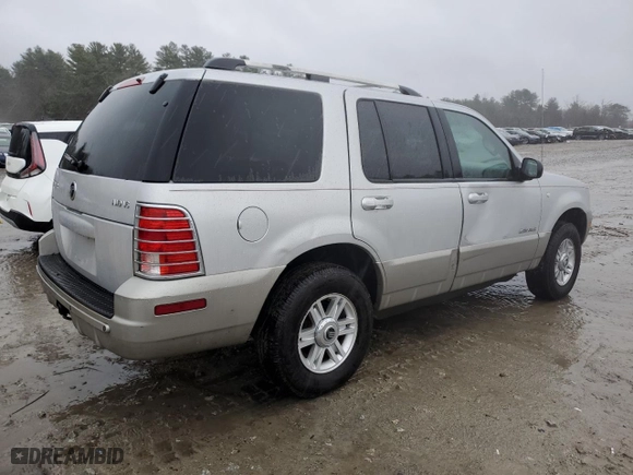 2002 Mercury Mountaineer Convenience w/4.6L with VIN 4M2ZU86W52UJ02759, listed as a Copart auction lot 84517524 with 131,638 mi miles and Clean Title. Bid and sale history available at carsss.com. Image 3.