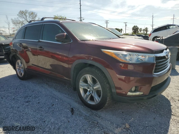2015 Toyota Highlander Limited with VIN 5TDDKRFH4FS096900, listed as a Copart auction lot 51293595 with 171,517 mi miles and Salvage Title. Bid and sale history available at carsss.com. Image 4.