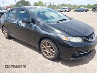 2013 Honda Civic Si with VIN 2HGFB6E59DH703188, listed as a IAAI auction lot 42542613 with 90,443 mi miles and . Bid and sale history available at DreamBid. Image 1.